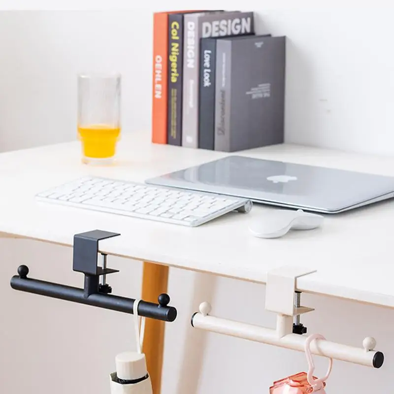 Gancho para soporte de bolso de escritorio, gancho de montaje de escritorio sin perforación para auriculares, colgador de mesa, gancho con abrazadera debajo del escritorio, colgador para auriculares