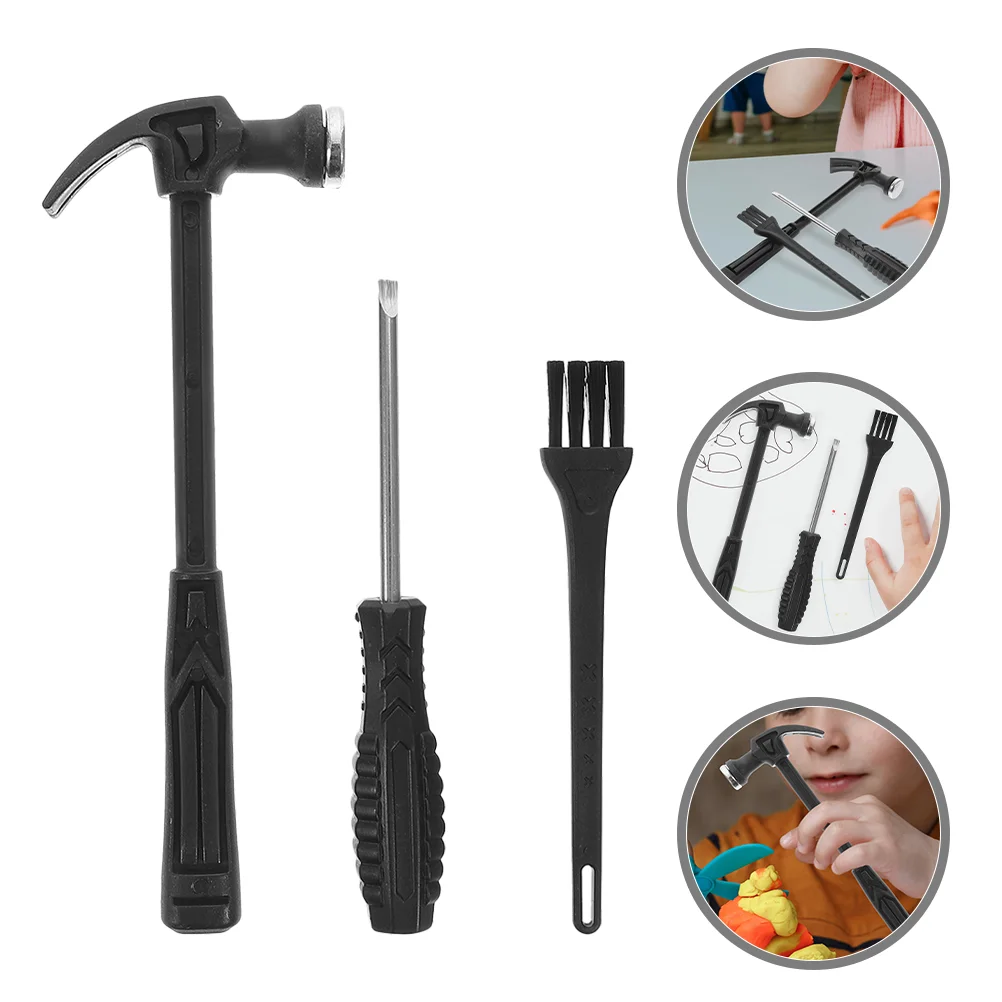 Children's Archaeological Toys Kids Digging Tools Plastic Hammer Crystal Metal Toddler Kit For