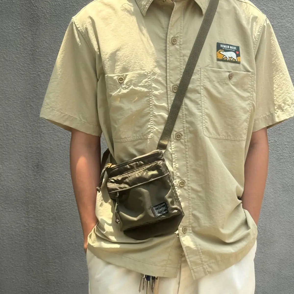 

Porter Fashion Small Mini Chest Bag Anti-Theft Foldable Unisex Crossbody Waterproof Lightweight Daily Travel Outing Hiking