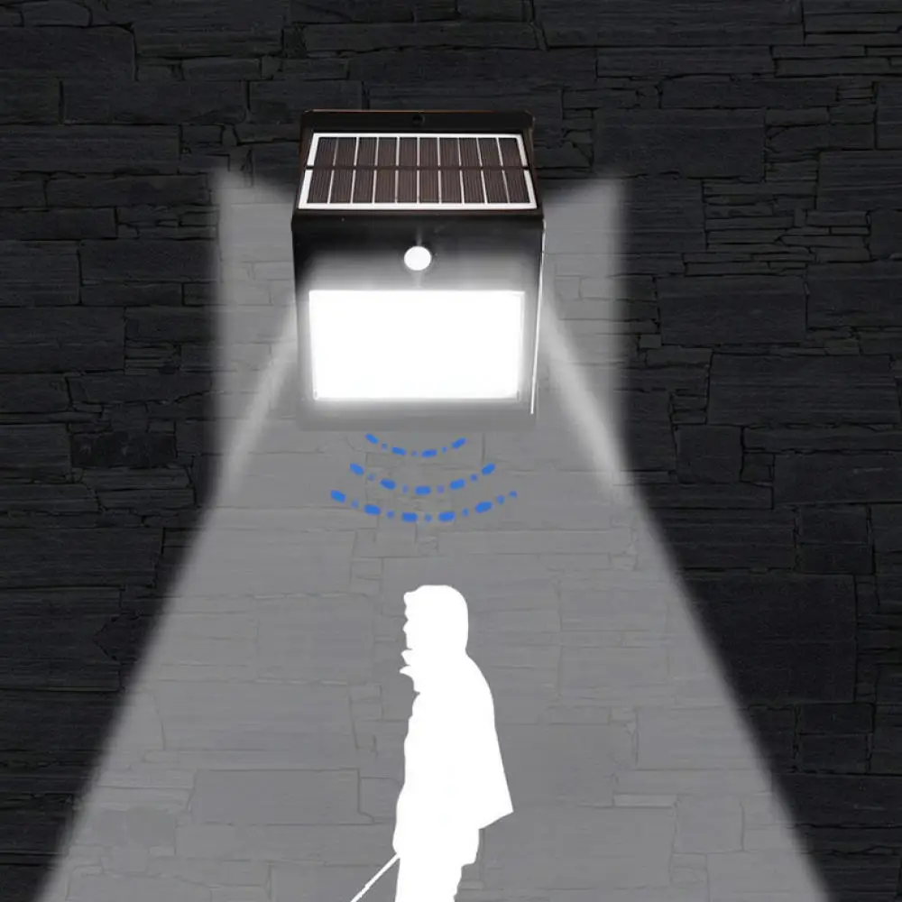 Outdoor Solar LED Light Motion Sensor Waterproof Wall Lamp For Garden Yard Villa Fence Lighting Clip On Energy Saving