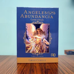 original size High quality Rugged Spanish  Deck  Angels of Abundance Oracle Cards A 44-Card Deck