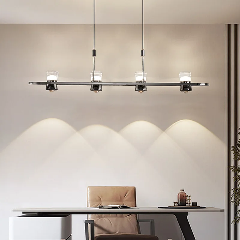 

Nordic restaurant chandelier modern simple LED Italian dining room dining table bar light minimalist light luxury designer chand