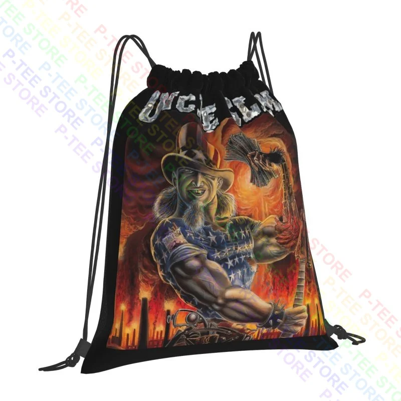 Uncle Slam Say Uncle Crossover Thrash Slammer At War Drawstring Bags Gym Bag Foldable Beach Bag