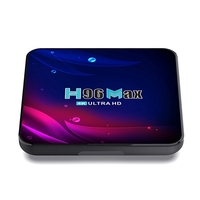 H96 Max Android 11 Smart TV Box 4K Hd Smart 5G Wifi Bluetooth Receiver Media Player HDR USB3.0 Tv Box EU Plug Accessories