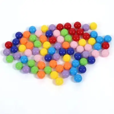 ลูกปัดเกมจิ๋ว 80 ชิ้น ลูกบอลพลาสติกหลากสี สำหรับเปลี่ยนในเกมตัวต่อบนโต๊ะ เสริมสร้างพัฒนาการด้านตรรกะและการเรียนรู้ ฝึกทักษะการเคลื่อนไหวที่ละเอียด