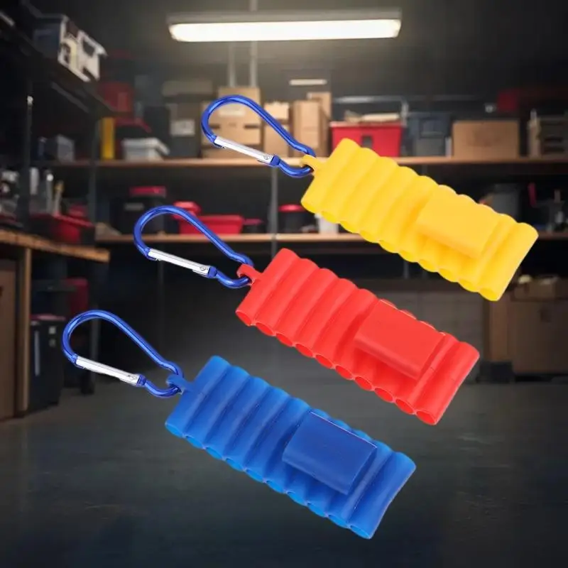 حقيبة تخزين لقم مفك براغي 10/22 بوصة - منظم ساق سداسي 1/4 بوصة مع حامل محمول لقم الثقب