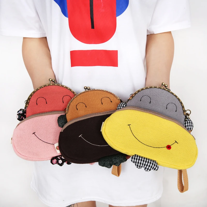 Women Mini Wallets Cartoon Potato Metal Coin Purses Kids Clutch Money Bags Female Pouch Hasp Change Purse Cute Girls Coin Wallet