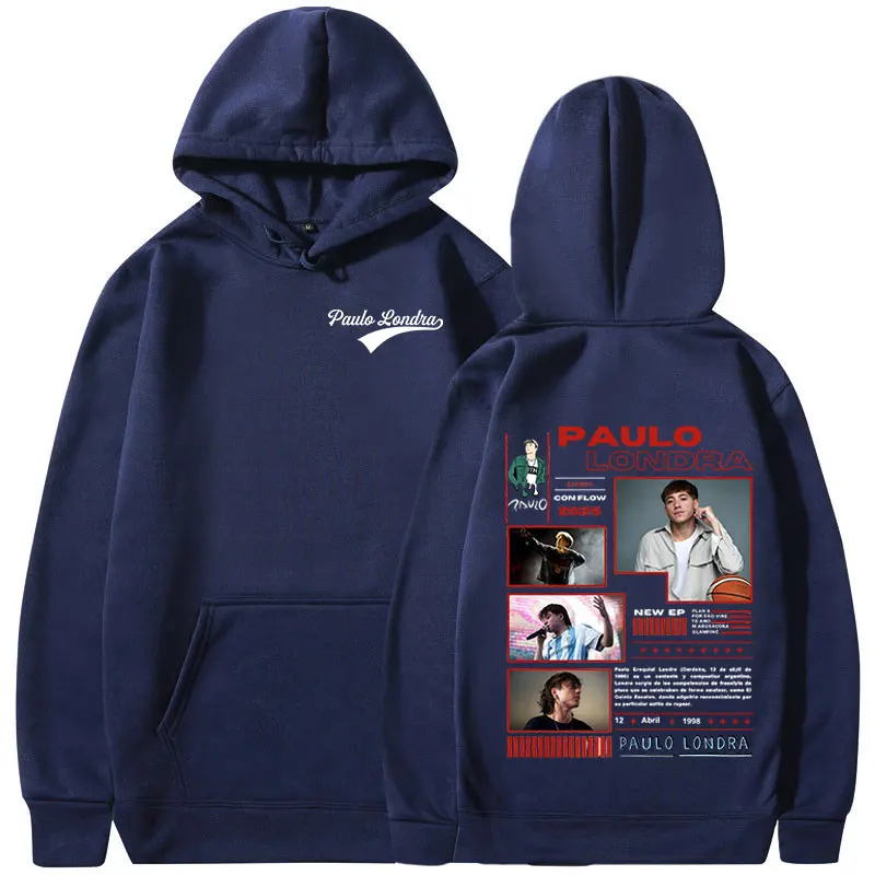 مغني الراب باولو لوندرا هومرون هوديس ملابس للرجال موضة الهيب هوب مقنعين البلوز الصوف كنزة بمقاس كبير هودي الشارع الشهير