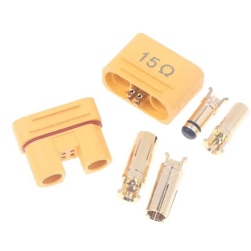 AS150U Battery Connector for Agricultural Drones - Male/Female Plug w/ Signal Pins.