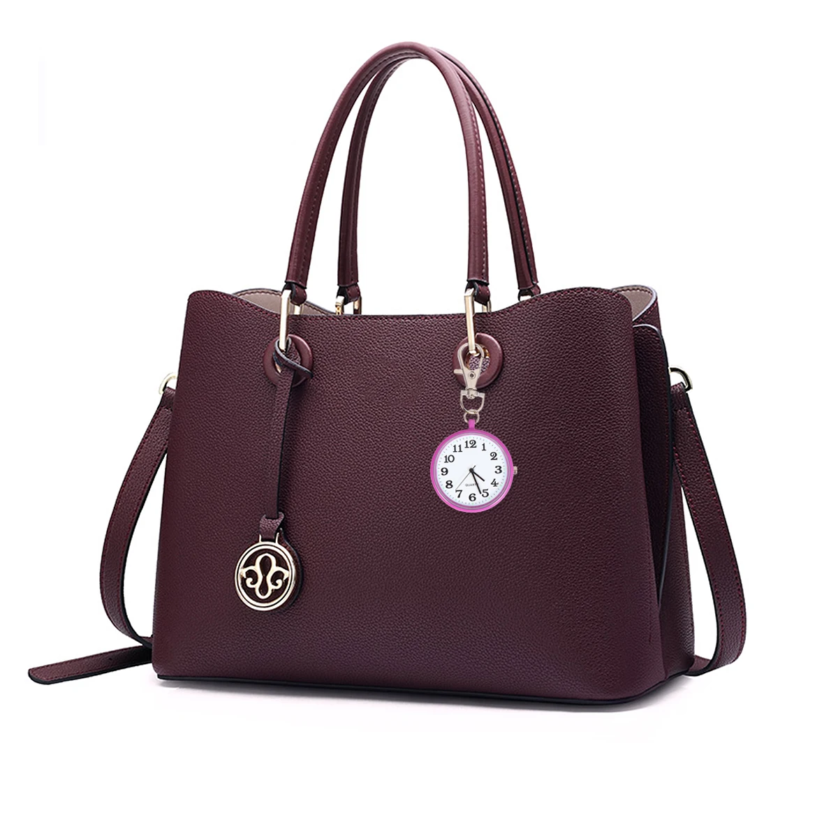 Retro Vintage Pocket Watch Pendant Chain Necklace For Men Women Elegant Sky Blue Watch Pendant Perfect Accessory Gift