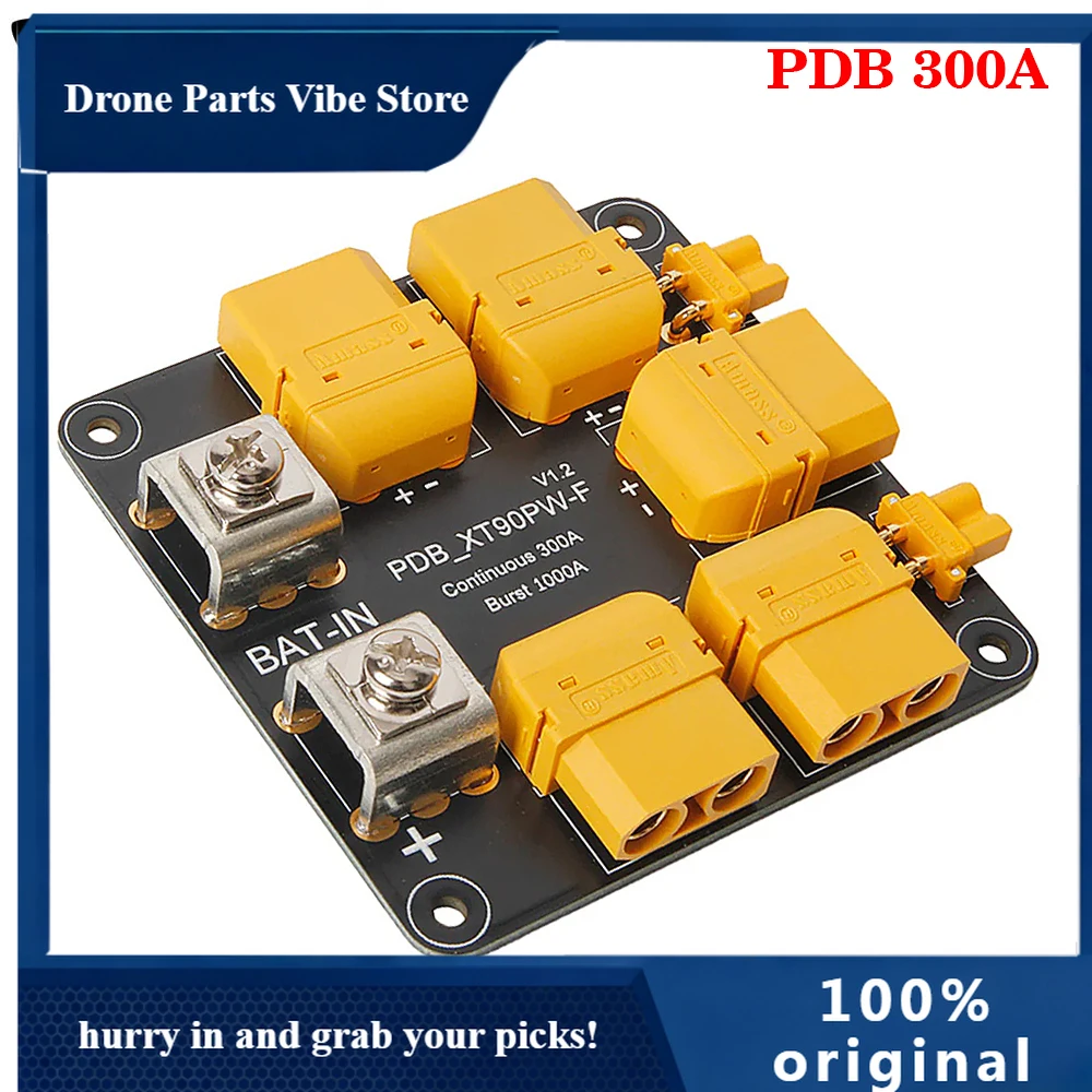

D Parts Holybro Power Distribution Board (PDB) 300A Side Entry/ Top Entry Compatible PM08 Series Power Modules For RC FPV Drone