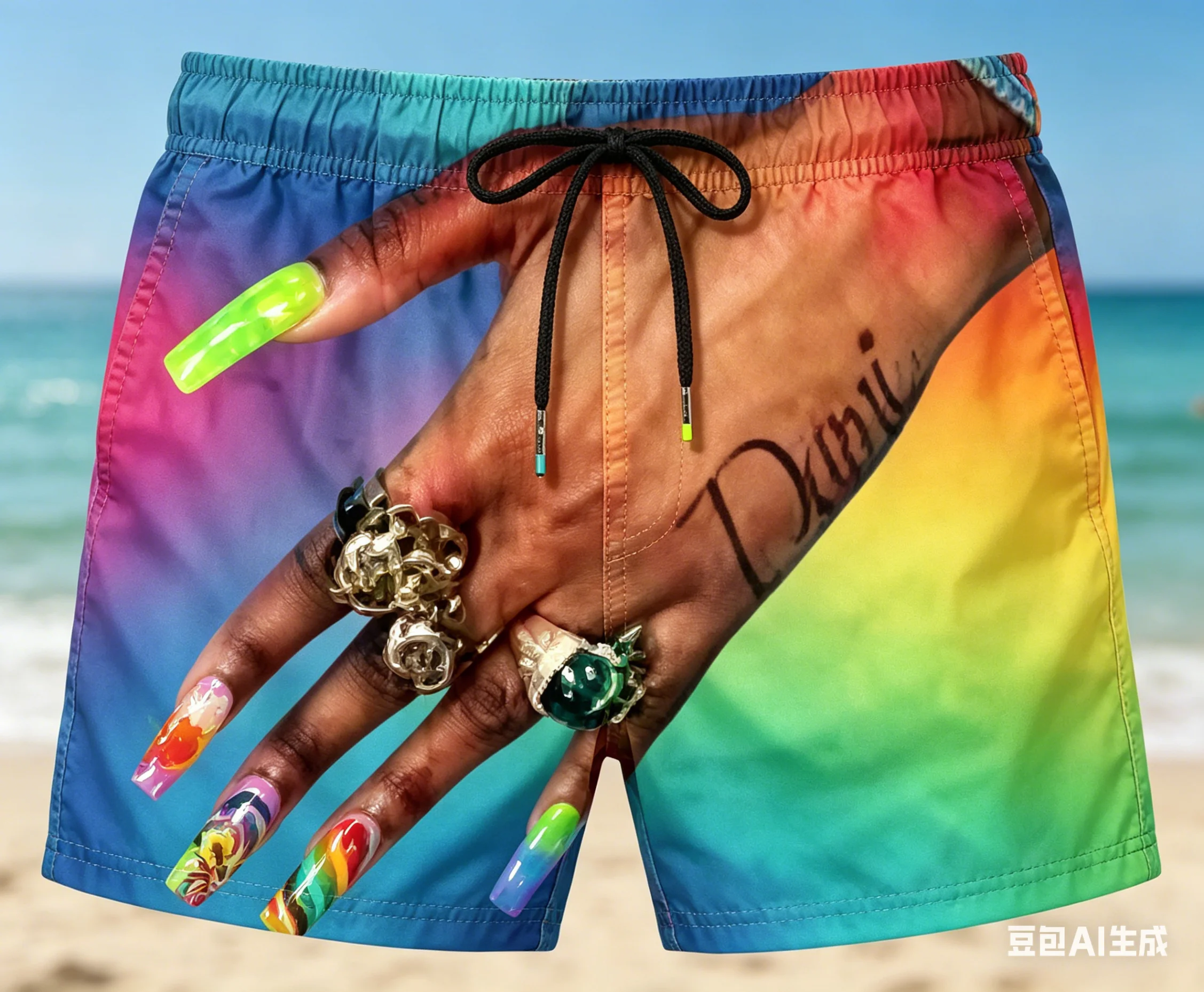 

3D Personalized New Summer Surf Shorts Quick-Dry Swim Trunks Unisex Hip Hop Shorts Beachwear