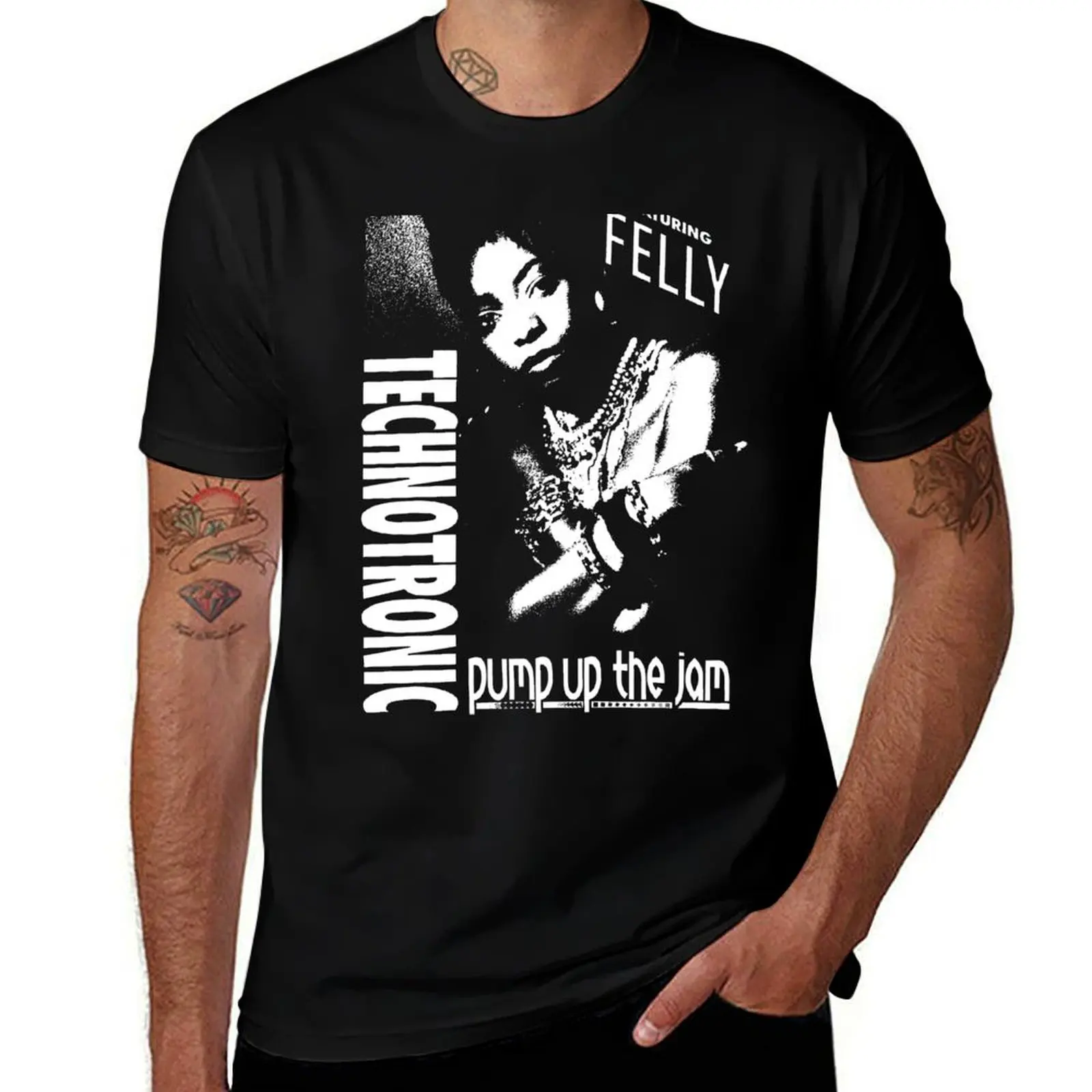 

Technotronic - Pump Up The Jam (Remix) T-Shirt man t shirts cotton t shirt man cotton t shirts for man pack white T-Shirt