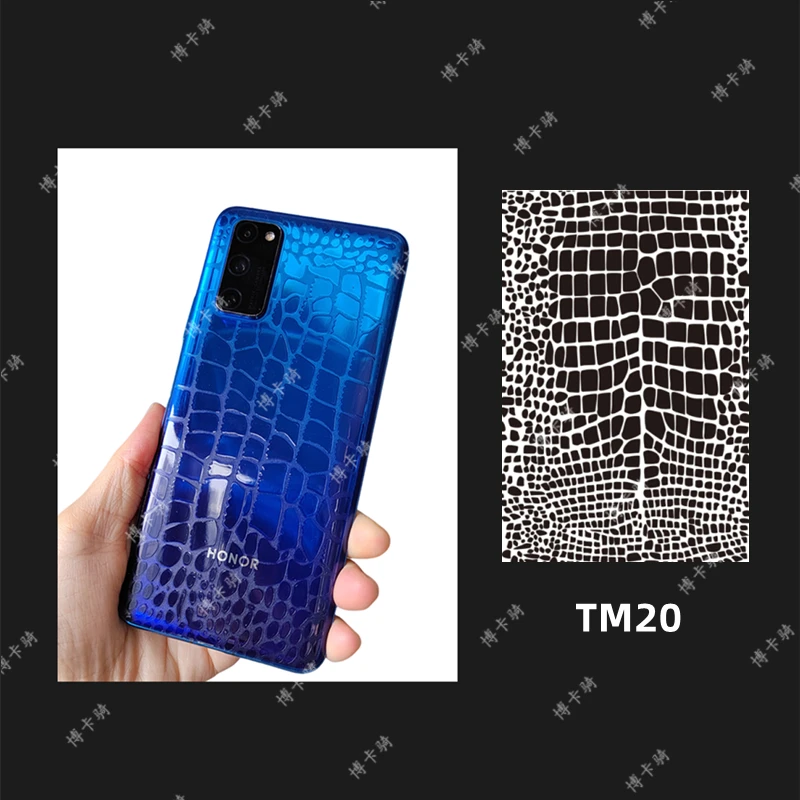 

50 шт., прозрачная защитная пленка из кожи аллигатора для интеллектуального режущего станка, мягкая защитная декоративная пленка из ПВХ