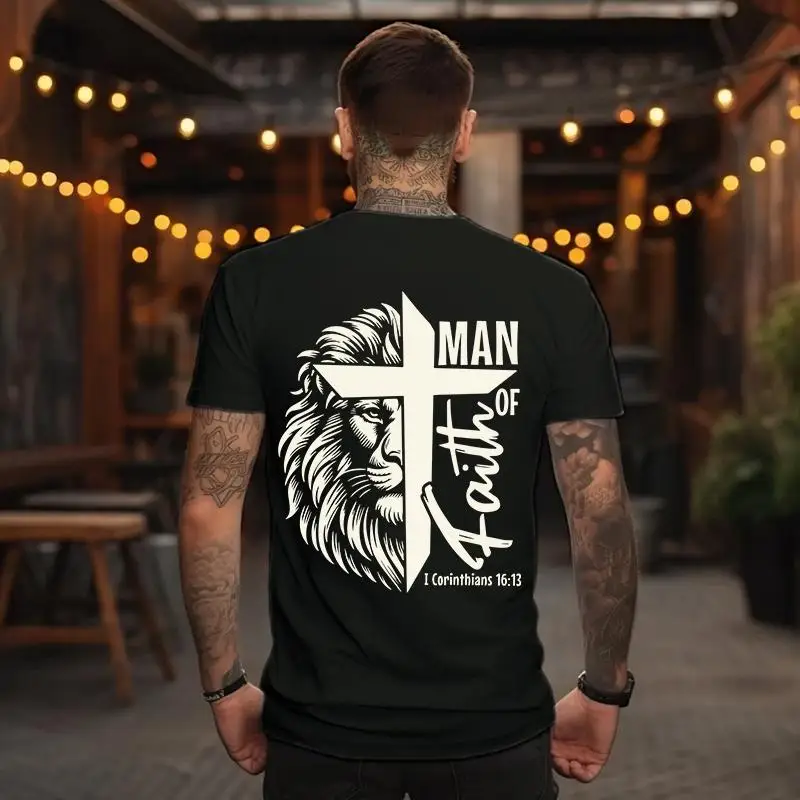 

Blessed Is The Man Christian Men Shirt Christian Mens Shirt Bible Verse Scripture Shirt Gospel Christian Merch Cross