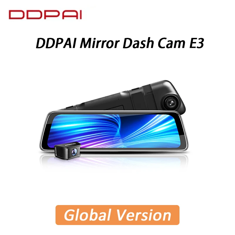 

DDPAI Mola E3 9.35'' rearview camera Mirror Dashcam 2K Car Dash Camera Front and Rear Dual-Channel HDR Voice Control 24H Park