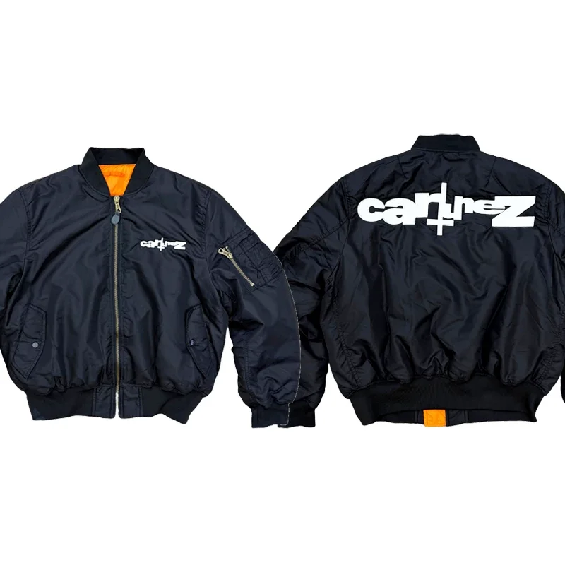 2026 Kencarson Cartunez Bomber Jacket Limited Edition Embroidered Zippered Flight Jacket WY1806