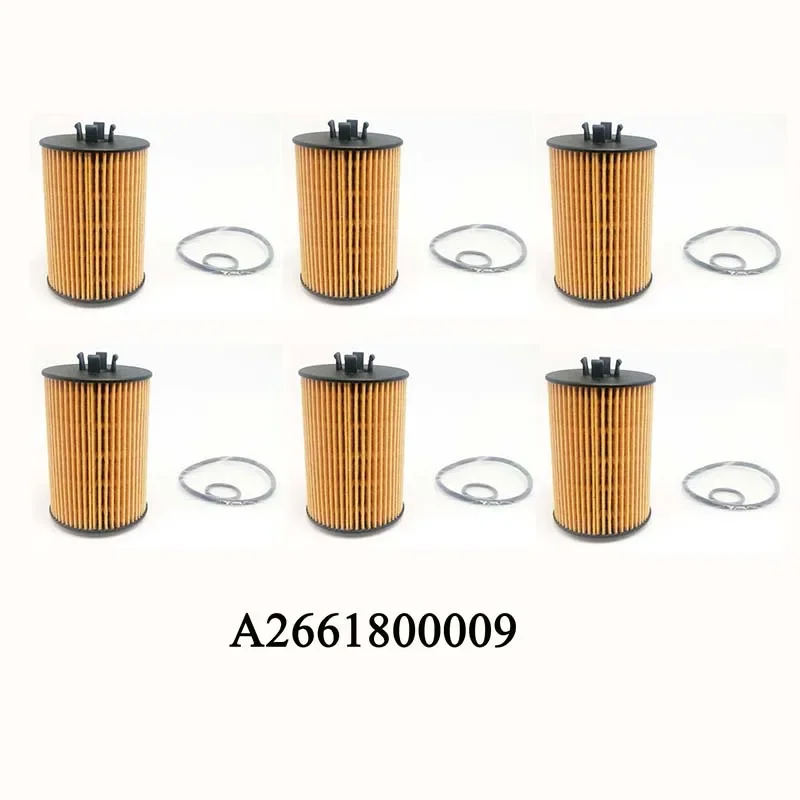 Yubao  6/3/1 Sets Engine Oil Filter # A2661800009 for W169 W245 2661800009