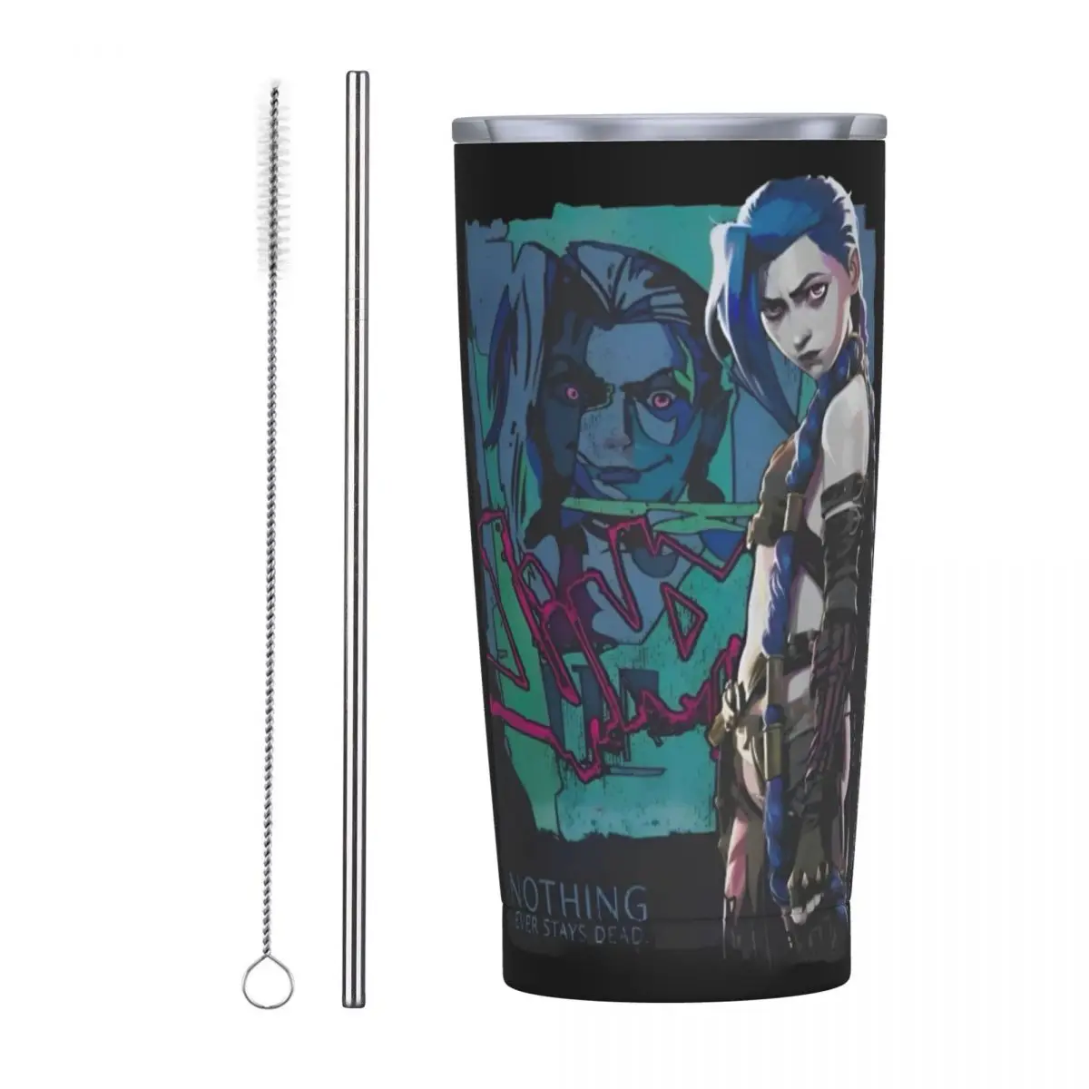 

Стакан Arcane Jinx, термочашка с вакуумной изоляцией, термос, школьные кружки, защита от разливов, 20 унций