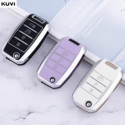 TPU Car Flip Key Case Cover Shell For KIA RIO K2 K3 K4 K5 Sportage Picanto Optima Soul Ceed Sorento Forte Cerato Stinger Keyless