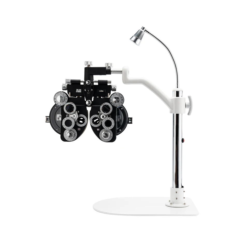 

Simple Ophthalmic Phoropter Arm Bracket Table Stand With Top Lamp JG-4