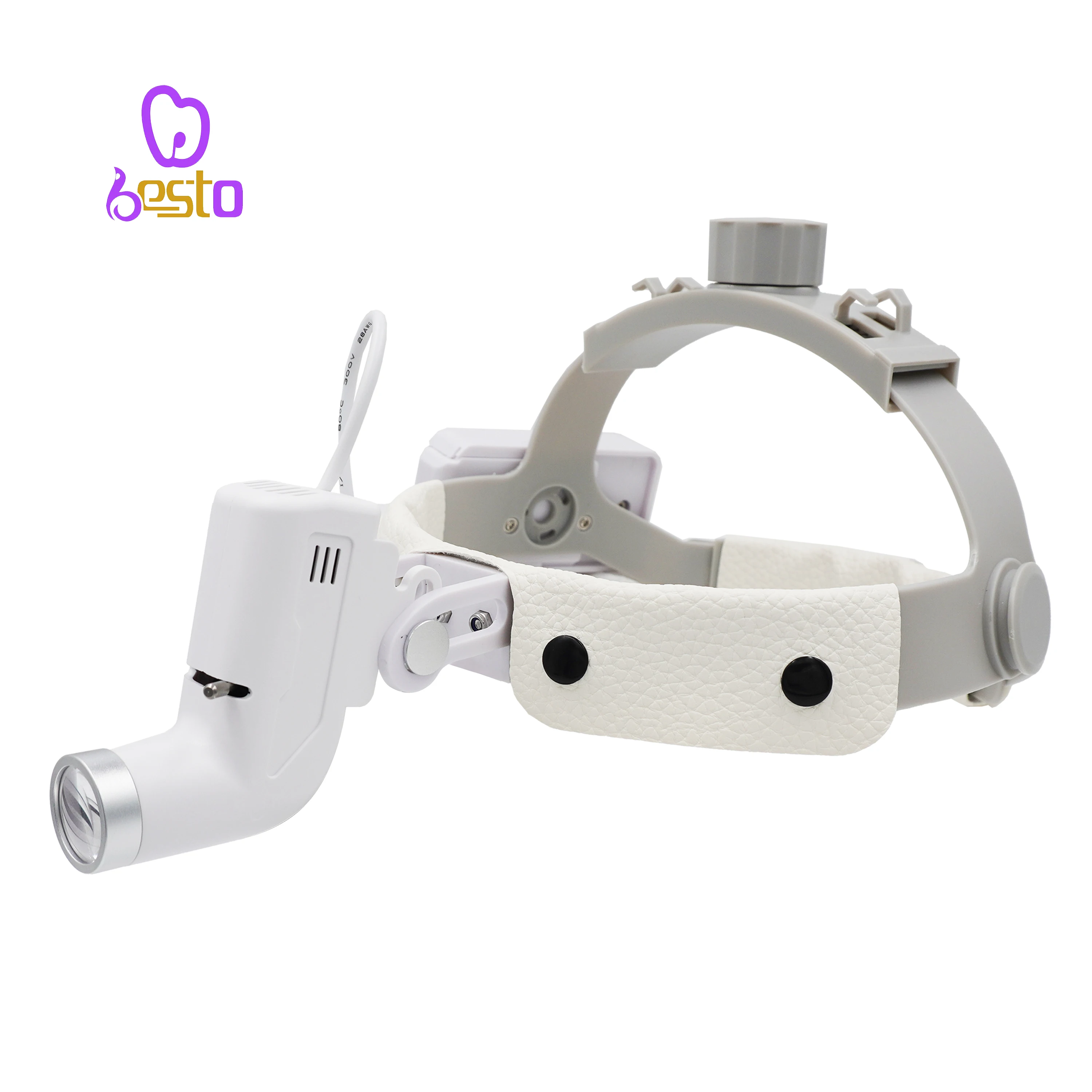 faro-dentale-led-lente-d'ingrandimento-chirurgica-lampada-frontale-bianca-ricaricabile-per-dentisti-e-medici