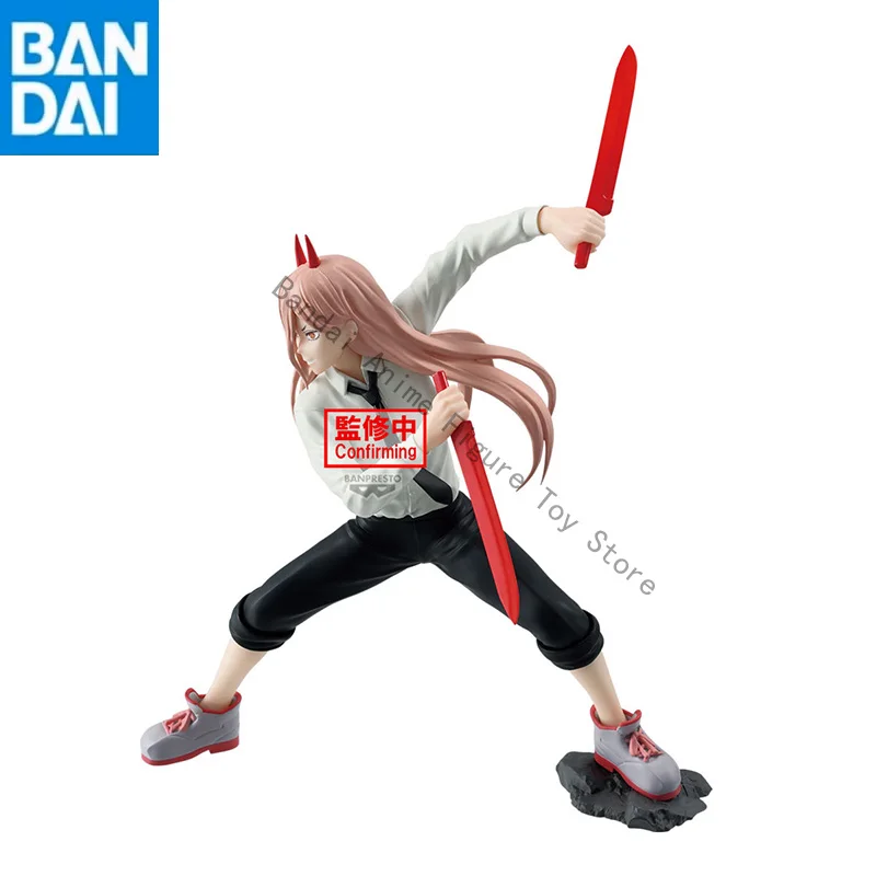 Auf Lager Original Original BANDAI NAMCO BANPRESTO CHAINSAW MAN VIBRATION STARS POWER PVC Figur Modell Sammler Figur Spielzeug Geschenk