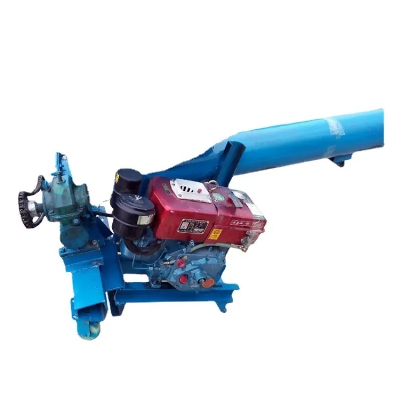 

Sand and gravel particles spiral conveying inclined lifting feeding machine