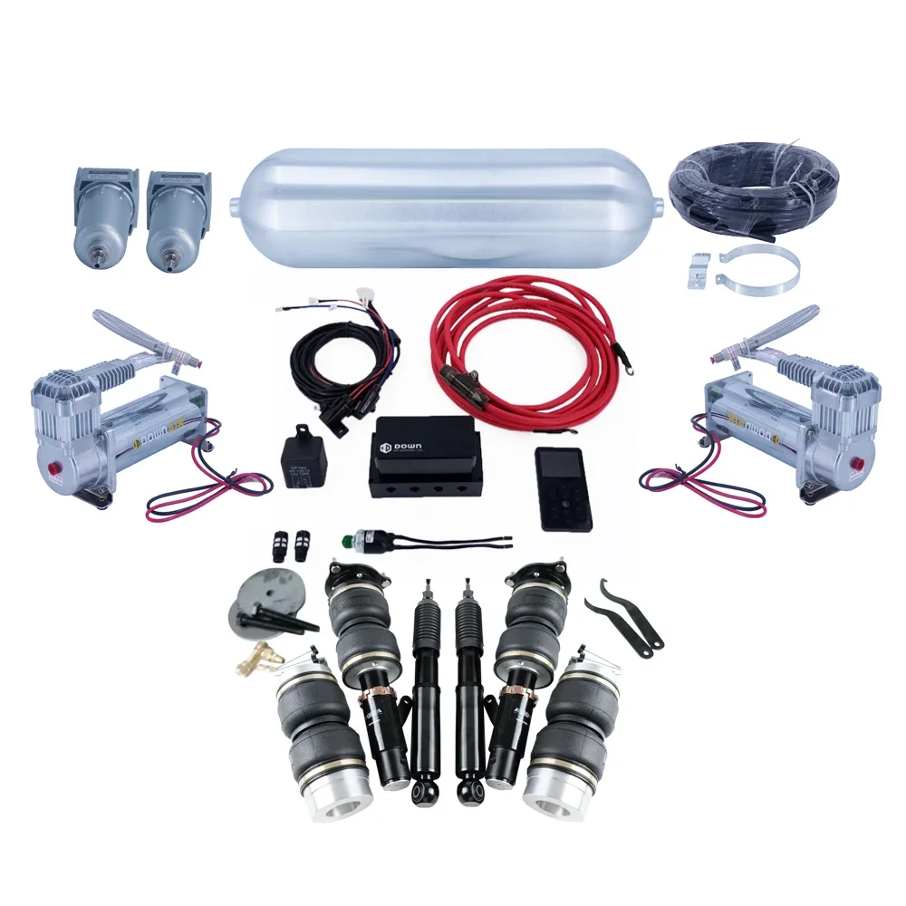 Universal Trailer Air Ride Suspension Complete Kit Air Lift Suspension Electric Components For Car