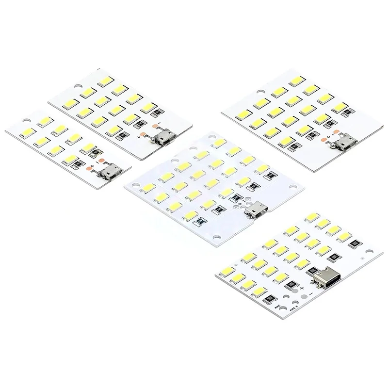 8/12/16/20 Lamp bead LED light board module Floor stall light Emergency light night light USB mobile light Port TYPE-C
