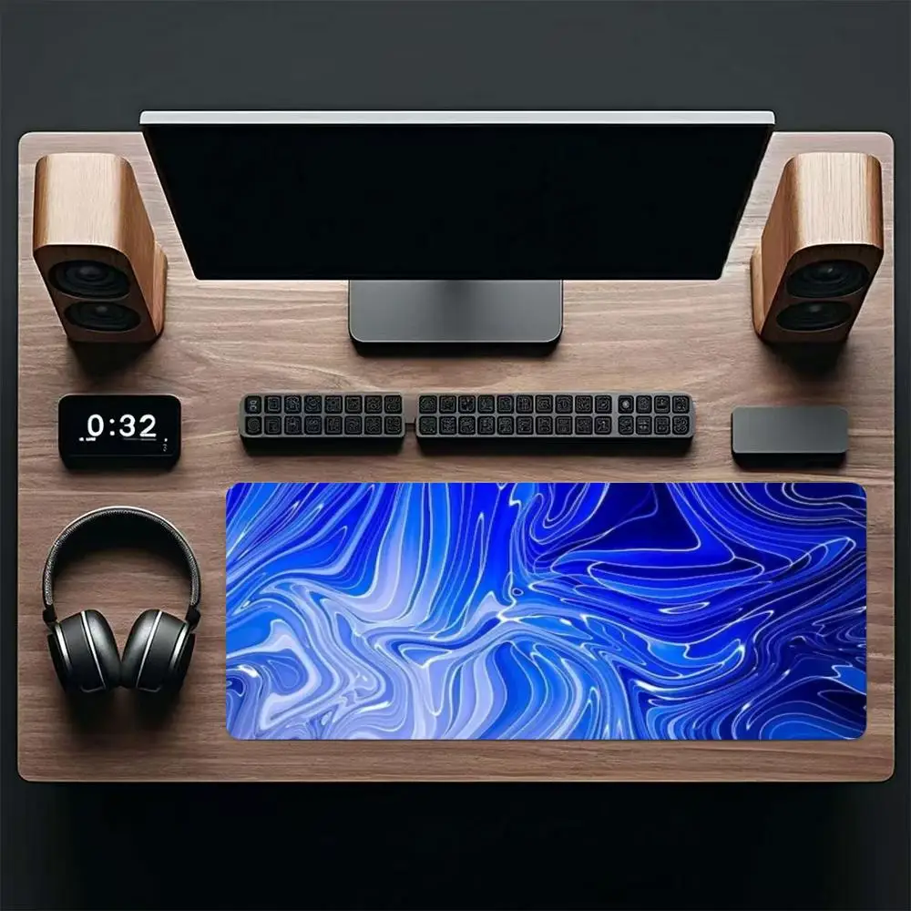Table Mat Abstract Liquid Marble Swirl Art Decor For Games Laptop Office Desktop Bedroom Learning Mat Anti Slip mat