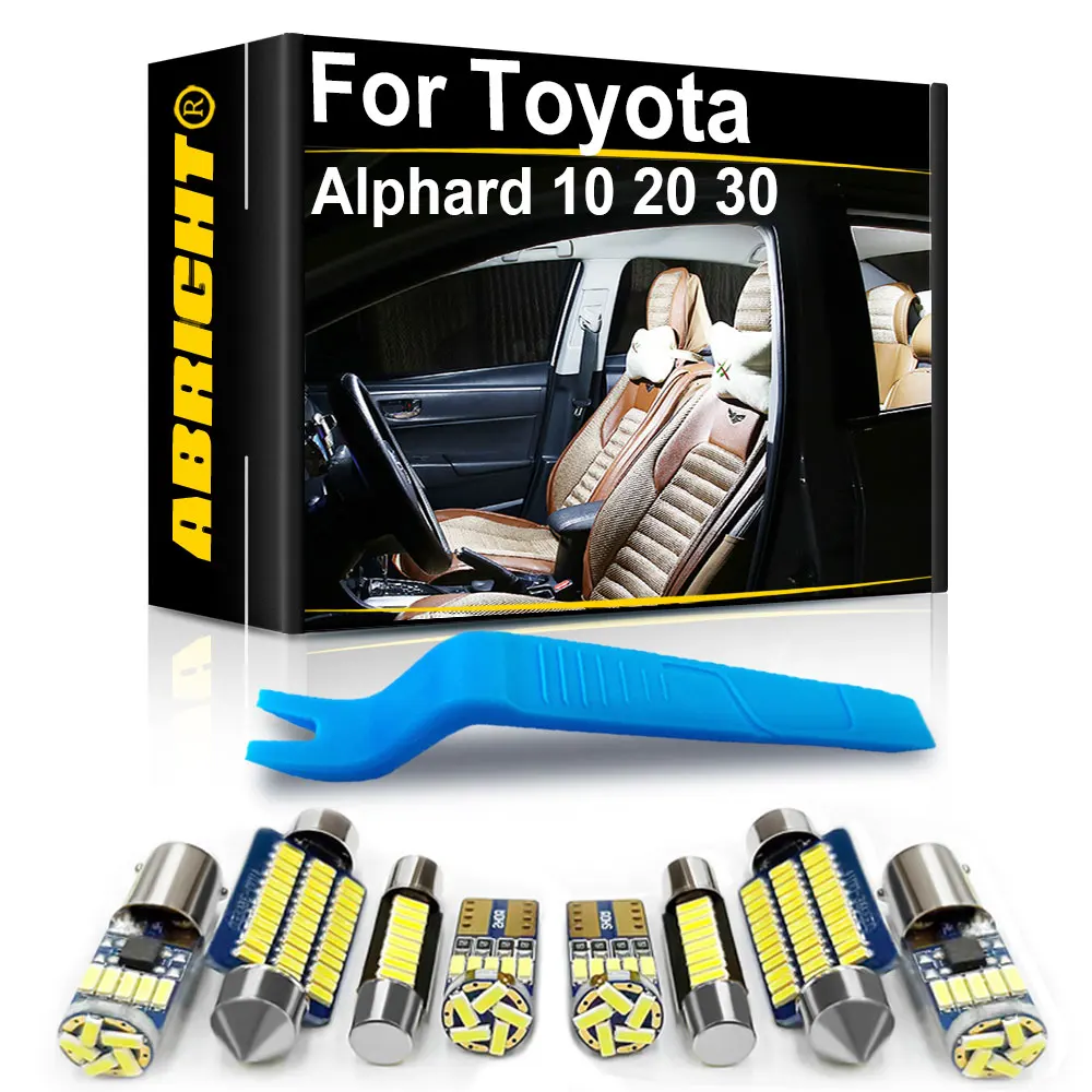

Car Interior LED Light Canbus For Toyota Alphard 10 20 30 2003 2005 2006 2007 2008 2010 2011 2012 2013 2014 2015 2016 2017 2018