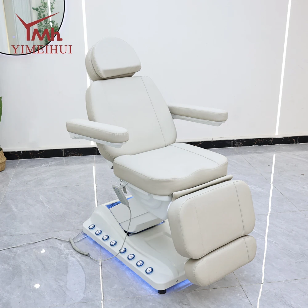 

Salon Styling Tattoo Lash Table Beauty Bed 4 Motor Electric Spa Height Adjustable Massage Bed for Facial Salon