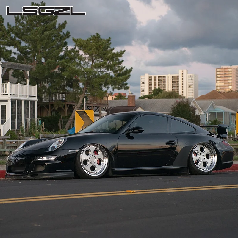 Lsgzl Forged 2-piece Custom 5x114.3 5x130 5x120 for C8 Ferrari Chrome Concave Deep Lip Rim 16-26 Inch  Passenger Car Wheel