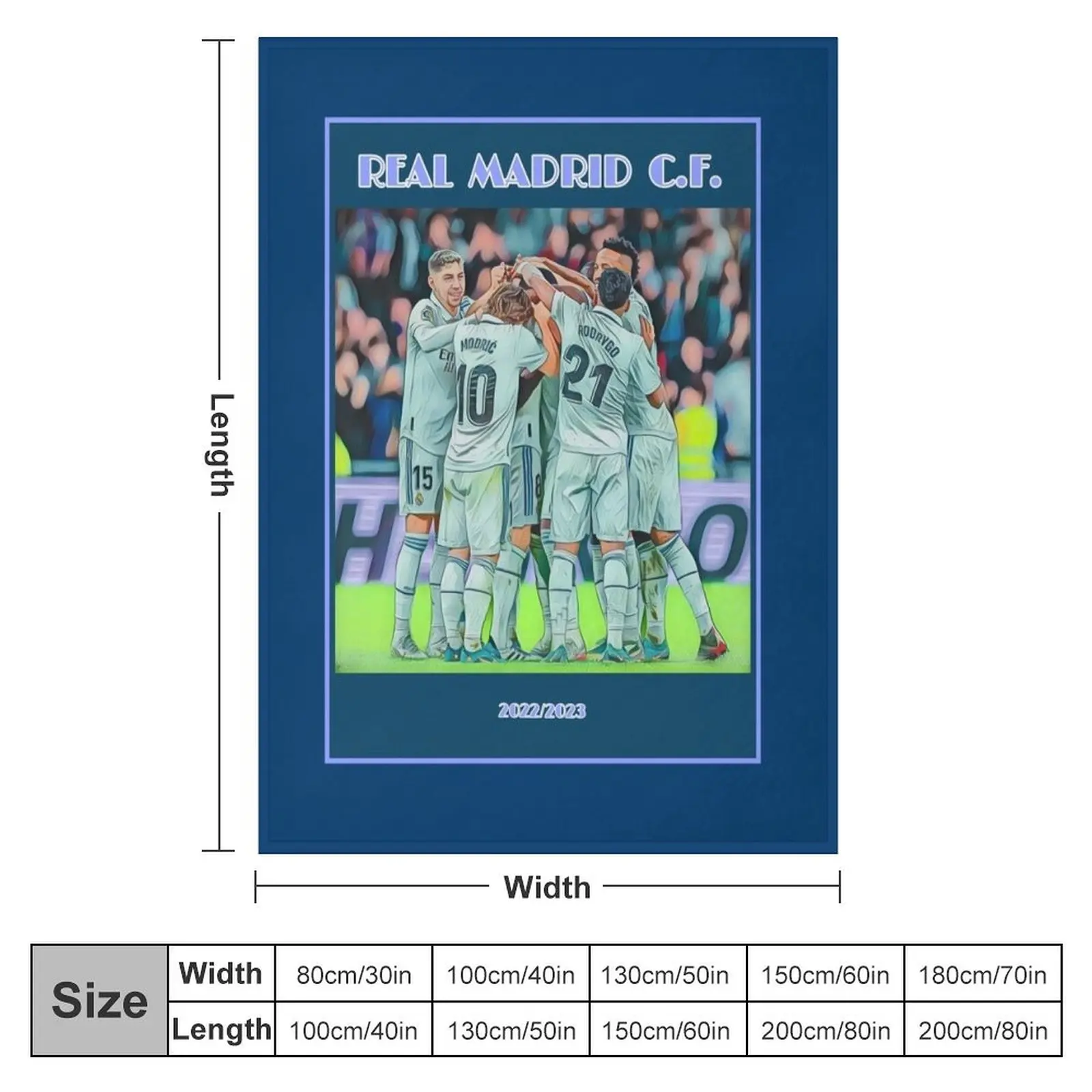 Rea Madrid players team celebration goal Throw Blanket for winter Soft Beds Blankets