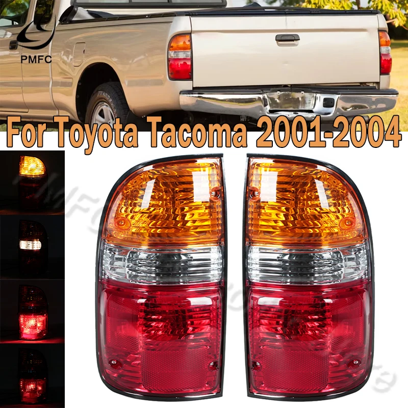 

Tail Light Rear Turn Signal Lamp Brake Lamp Reversing Light Taillamp Assembly With Bulb For Toyota Tacoma 2001-2004 81550-04060