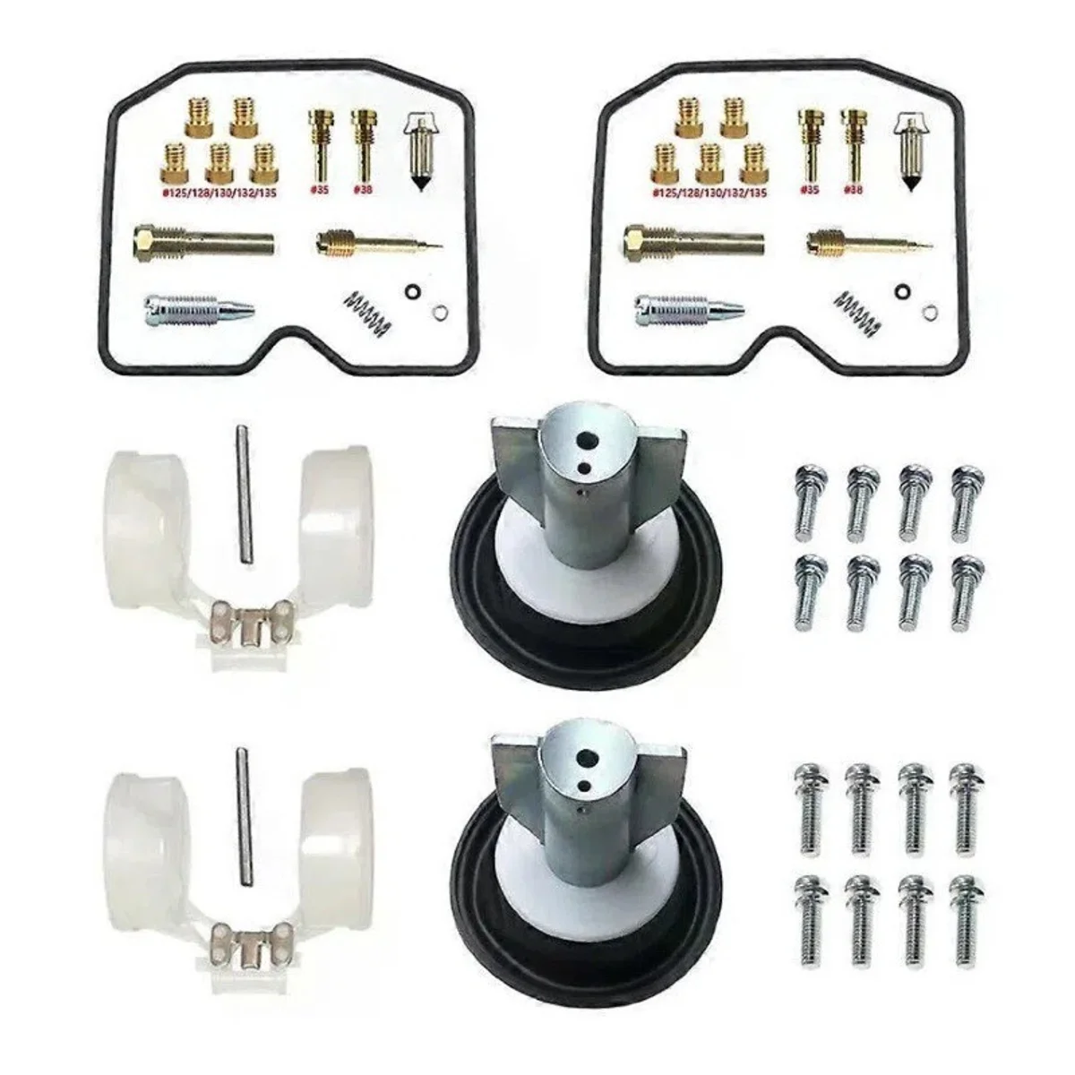 Carburetor Repair Kit For GPZ 500 GPZ500S 1987-2003 EX500 Motorcycle Fuel Parts
