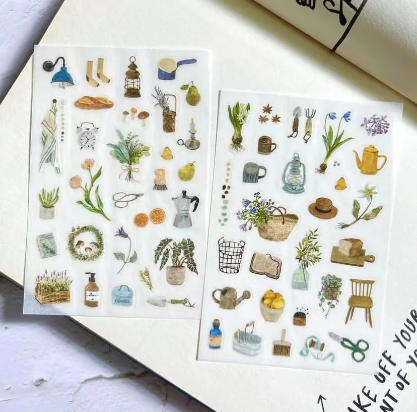 Taiwan Pion Lace/small Collection/chill Transfer Sticker