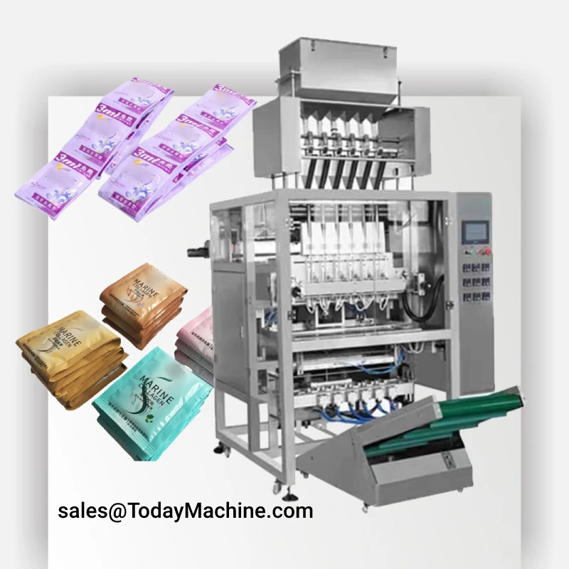 4 Lines Sachet Packing Machine Multi lane Packaging Machine for 10-50ml Liquid Juice