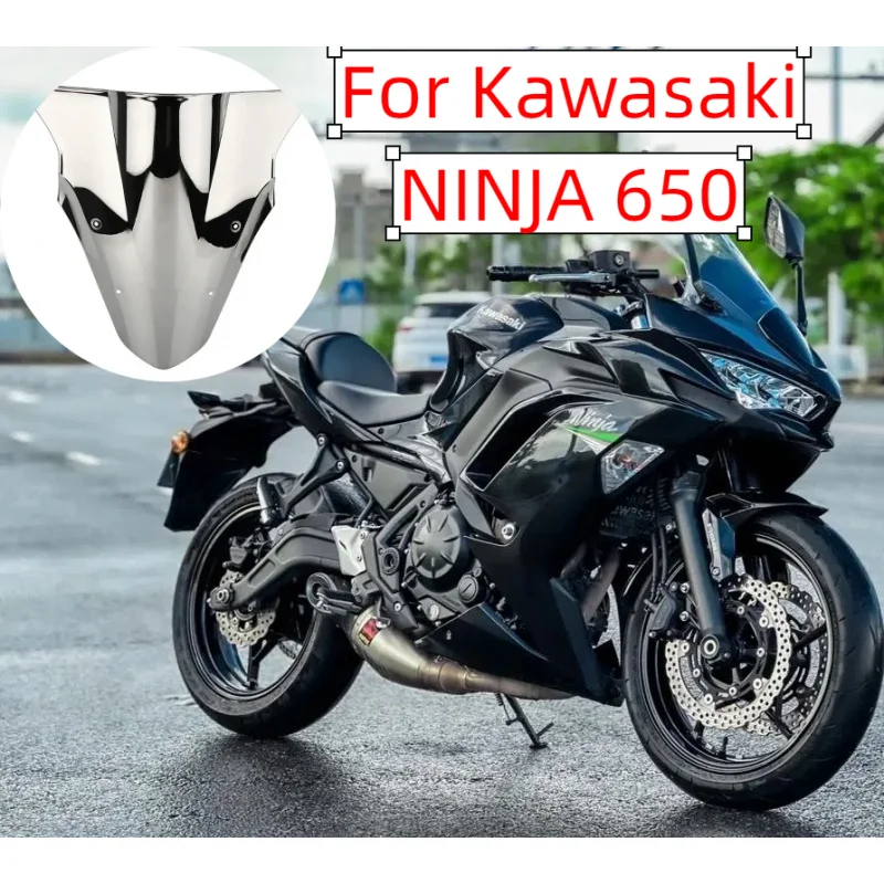 

Motorcycle Double Bubble Windshield Deflector Protector Wind Screen For Kawasaki NINJA 650 ER6F EX650R 2012-2016 ER-6F EX 650R