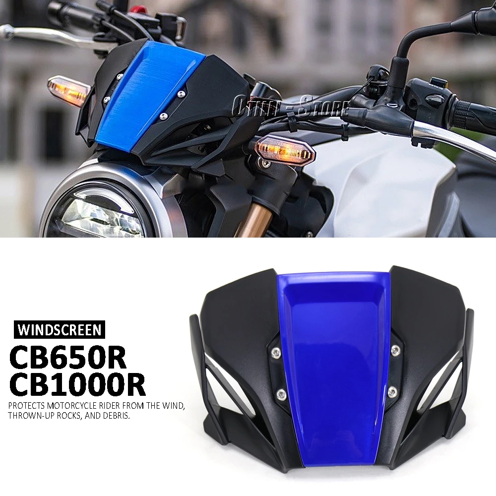 

Motorcycle Accessories Windshield Windscreen Front Screen Wind Deflector For Honda CB650R CB1000R CB 650R CB 650 R Sun Visor