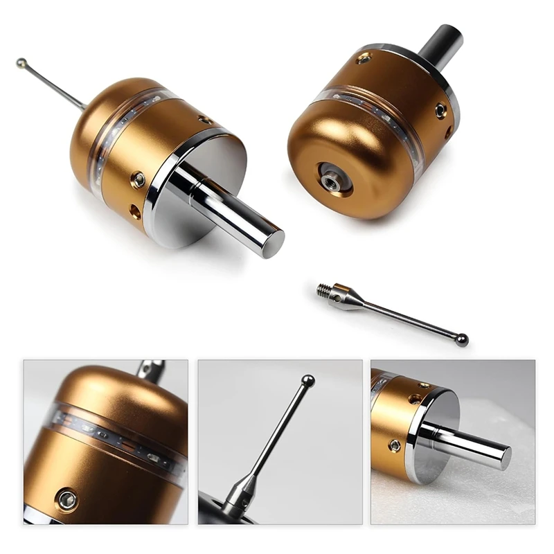 3D Light CNC Edge Detector, High 0.01mm X,Y,Z Three- Measurement Center Rod, CNC Machine Probe Tool-ABFB