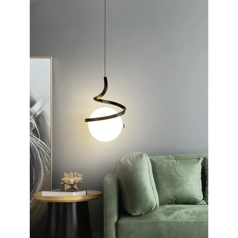 

MandosBor Nordic Bedside Pendant Lights New Modern Living Room Bedroom Dining Tables Aisel Led Hanging Lamp Home Decoration