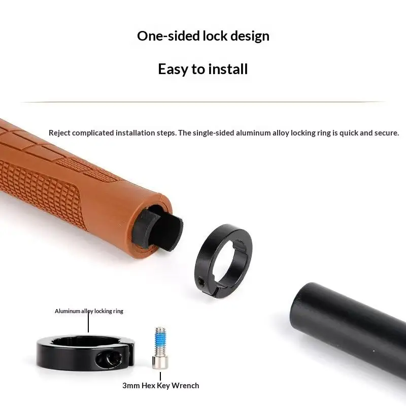 New Bicycle Grips Handles For Bicycle Cuffs Bike Gauntlet Lock On Handlebar Cover 22mm Bike Grip Motorcycle Bicycle Accessories