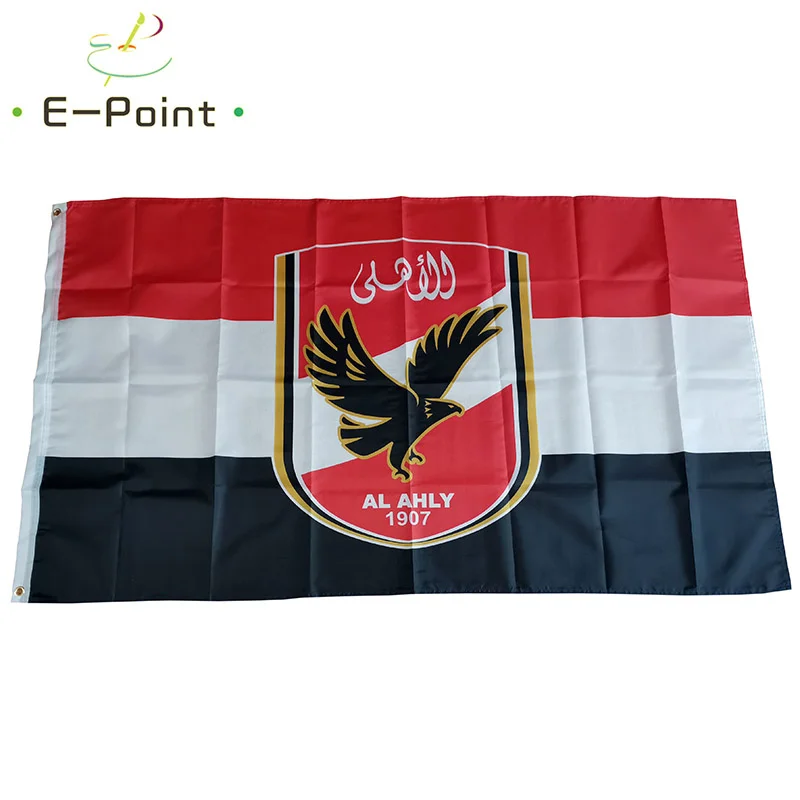 Egypt Football Club Al Ahly SC Flag 2ft*3ft (60*90cm) 3ft*5ft (90*150cm) Size Christmas Decorations for Home Flag Banner Gifts