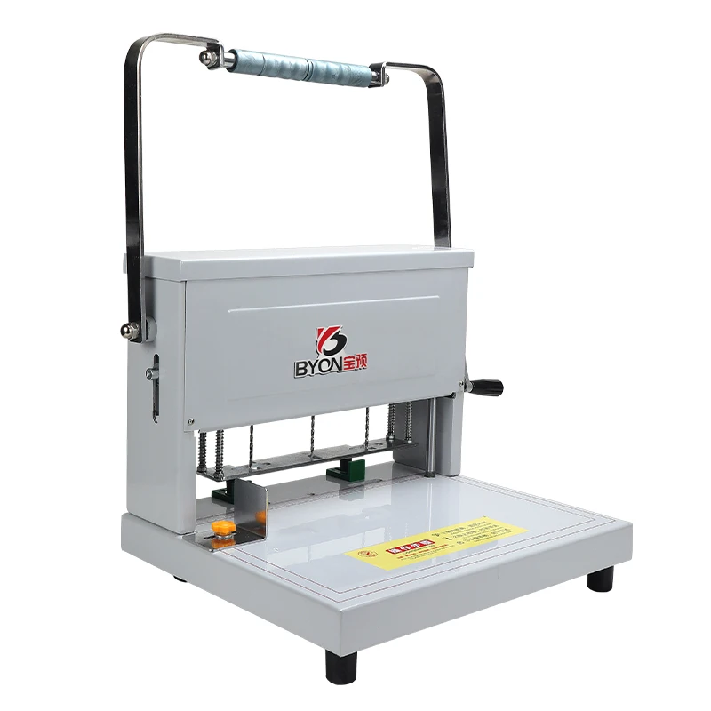 DK-45 Three Hole Punch Labor Saving Labor Variety Drills Manual 3 Motor The Drill Head Can Be Remove For Finance