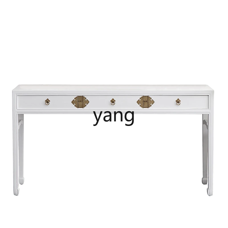 

Yhm new Chinese style strip case porch table solid wood strip table classical simplicity