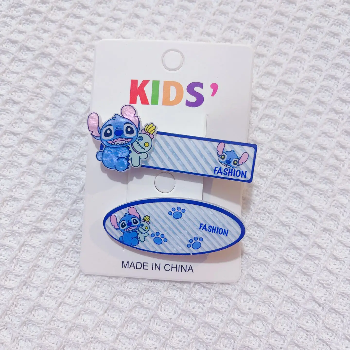 Set di fasce per capelli per ragazze con stampa Disney Stitch, fascia elastica per capelli, fermaglio per capelli, regalo per feste carino per ragazze
