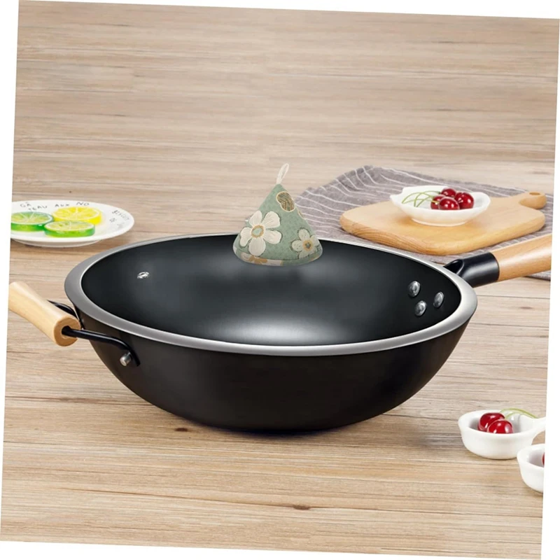 ABZV-Pot Lid Cap Triangular Pot Cap Heat Insulation Pot Handle Cover Pot Ear Cover Heat Insulation Cover