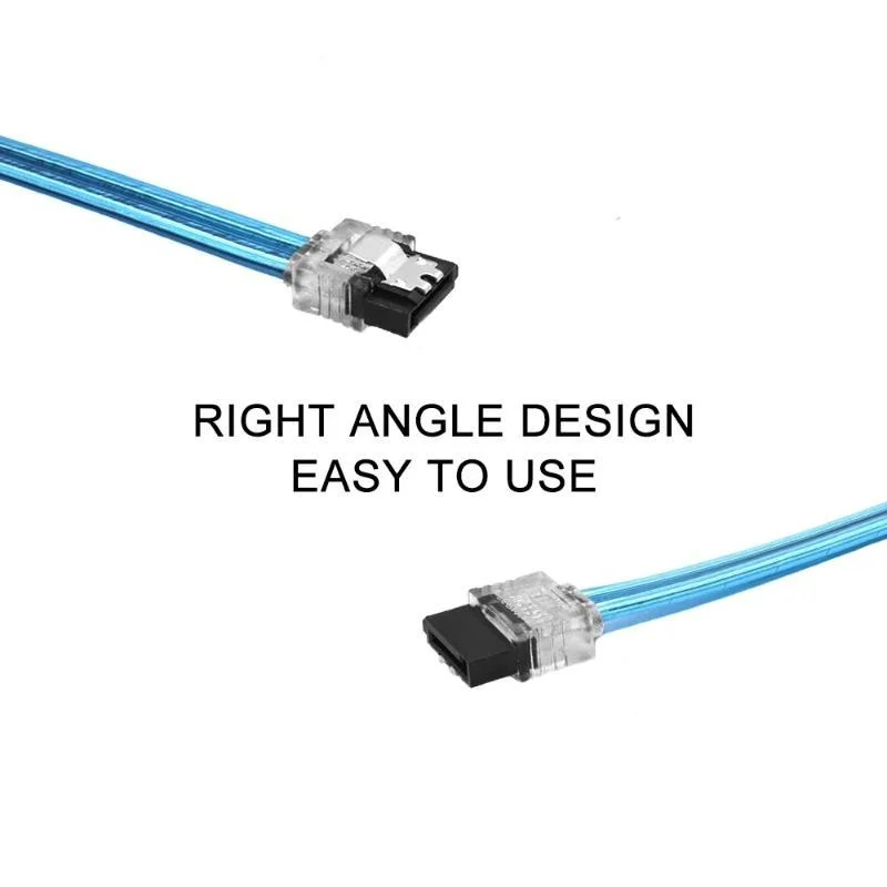 ATA 3.0 III 6Gb/s 10cm Hard Disk Drive Data Serial ATA Straight Cable 26AWG For HDD SSD Cord Line 7pin Sata CableNF stationery